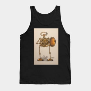 Pocket Watch Robot Tank Top